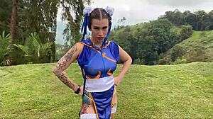 Chun-Li Mamando Verga Y Haciendo Twerk