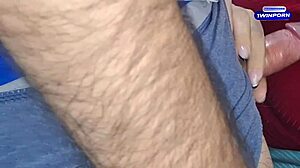 Married Housewife Enjoys Riding Her Husband And Gets Interrupted At The Door