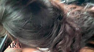 She gives blowjob in ex's car