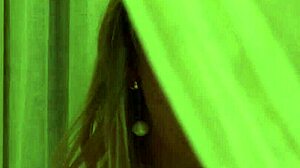 Sensual sex between mistress and slave is observed by voyeur maid.