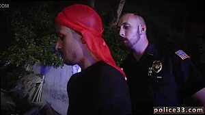 Nude Homie Surrenders To Intense Police Gay Fucking In Raw Encounter