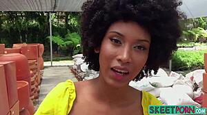 Janeth Black In Exquisite Ebony Latina Loving!