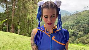 Chun-Li Mamando Verga Y Haciendo Twerk