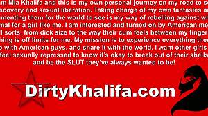 Busty Babe Mia Khalifa Rides Western Cock