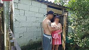 Married woman seeks farm caretaker's help with broken shower