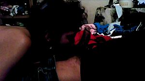 Blonde Femdomina Creamed In Chastity Belt Humiliation!