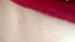 Married Housewife Enjoys Riding Her Husband And Gets Interrupted At The Door