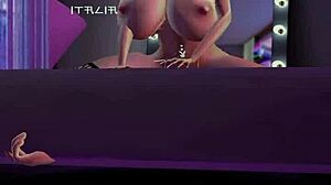 Jane folla passionately in this european italian scene