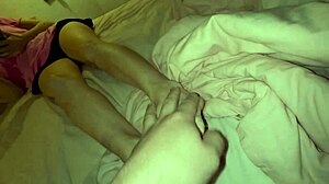 Very stylish teen 18+ asked the massager for close up videos of her pussy and big nipples