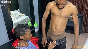 petite teen 18+ fucks big black cock stepbrother while parents are at work in homemade taboo