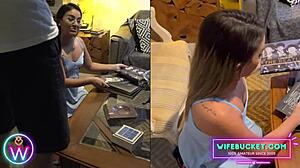 want to see me and my girlfriend making our own amateur milf sex content in pov?