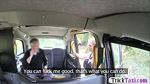 Big Tits Passenger Gets Banged and Gives Footjobs to Pervert Client 😏