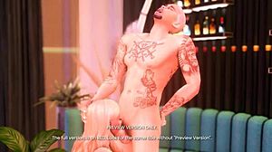 In She Ain't Mine 5, the 3D hentai anime depicts naughty sexual acts with cartoon characters in explicit scenes