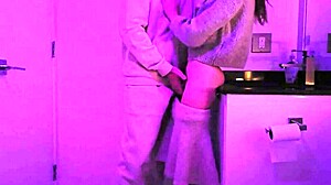 teen fucked in club toilet at the party