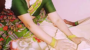 Watch The Indian Maid Fuck The House Owner With Her Big Boobs In Saree And Dirty Telugu Talks!