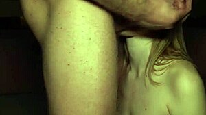 This young blonde with nice tits tempts me to fuck without lube