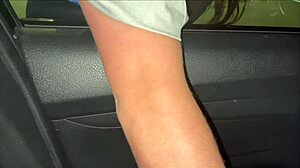 blonde gas station attendant gets caught FLASHING and FUCKING the manager on the public street in uniform