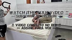 bastidores da grava��o com a novinha alicia ribeiro interpretando a enteada do nego black que comeu cu dela na pele