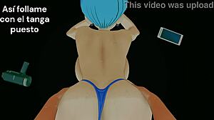 bulma gives you jerk-off instructions in this monster joi video