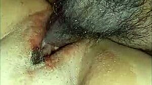 this milf tried anal for the first time outdoors with a machine, getting a rough pov fuck