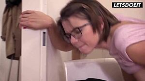 Marina visconti fucks her coworker on christmas