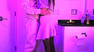 teen fucked in club toilet at the party