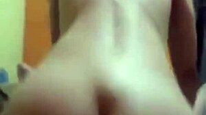 A couple enjoys morning homemade sex