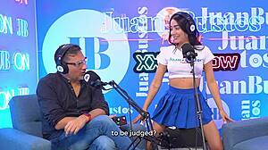 little kinky colombian mayraoficial cums on the sybian machine 😏 - juan bustos podcast