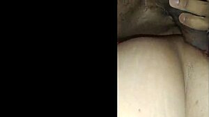 this milf tried anal for the first time outdoors with a machine, getting a rough pov fuck