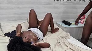 bastidores da grava��o com a novinha alicia ribeiro interpretando a enteada do nego black que comeu cu dela na pele