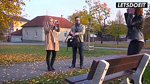 Marina visconti fucks her coworker on christmas