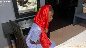 petite teen 18+ fucks big black cock stepbrother while parents are at work in homemade taboo