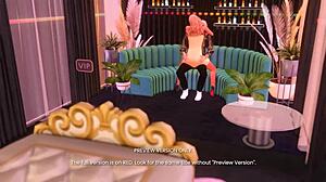 In She Ain't Mine 5, the 3D hentai anime depicts naughty sexual acts with cartoon characters in explicit scenes