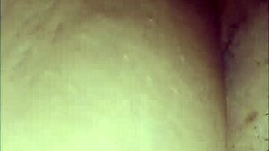 this milf tried anal for the first time outdoors with a machine, getting a rough pov fuck