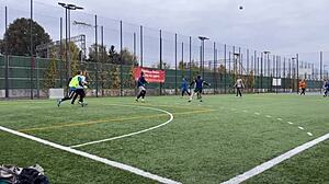 Young football player gets pounded by massive swiss guy and his friends