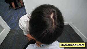 slutty office milf with big round natural boobs fucked at work - sasha pearl parker ambrose