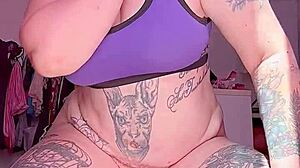 She rides huge toy with wild passion 😈