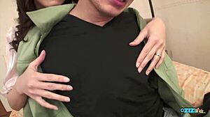 Feel The Asian Stockings Gliding Over Your Hog As Your Foot Fetish Becomes All Blushy