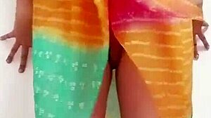 Desi hijra performs intense naked dance as hot Indian randi girl shemale in desi porno item girl style