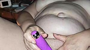 Milf Cums Hard from Vibrator Play!