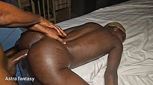 helping out my horny neighbour with a back massage