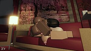 huge black cock splits pussy open in apartment