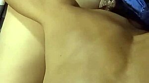 I tear her stockings and cum twice in my argentinian spanish teacher's pussy while her husband waits