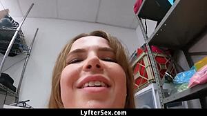 a bratty suspect caught stealing stuff at work