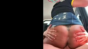 Morena Safada Fucks Magrelo In Car