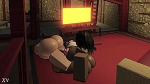 huge black cock splits pussy open in apartment