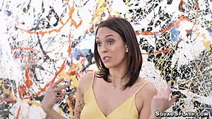 Jade Nile Gets Cum in Mouth and Facial