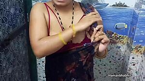 indian hot desi sexy bhabhi bathing