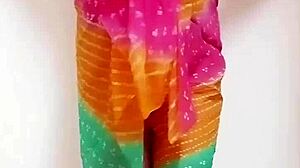 Desi hijra performs intense naked dance as hot Indian randi girl shemale in desi porno item girl style