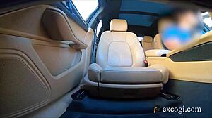 Hot Riley June, slim and tall, fucks on camera for first time.